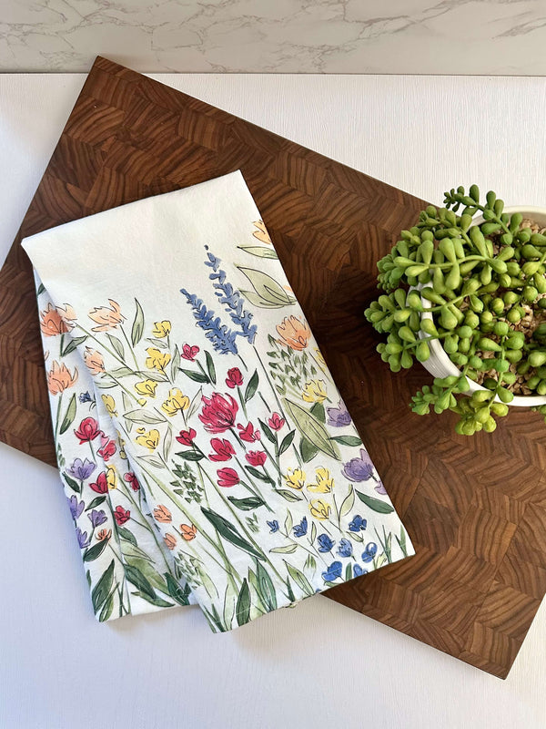 Tea Towel: Wildflowers | Art By Whitney Alyssa